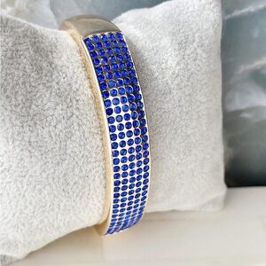 Park Lane Gold & Blue Sapphire - LUXE - Bangle Bracelet
